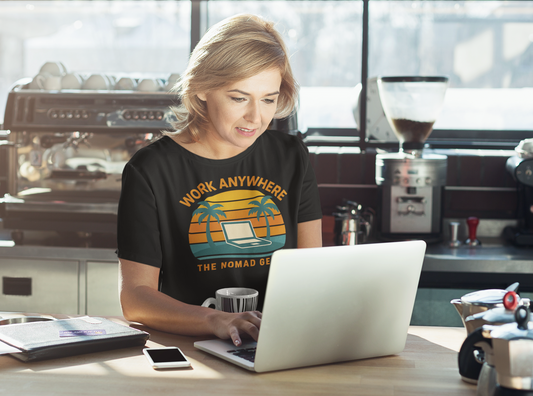 3 Color Nomad T-Shirt - Great Quality Anywhere Work Digital Remote Nomad Gear