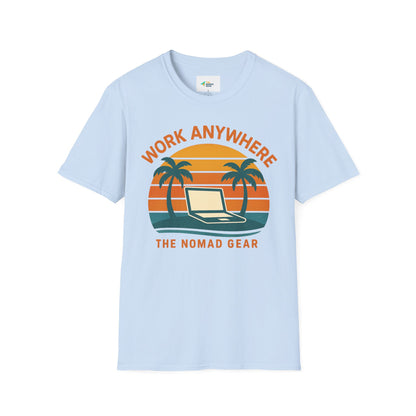 Nomad T-Shirt - Great Quality Anywhere Work Digital Remote Nomad Gear