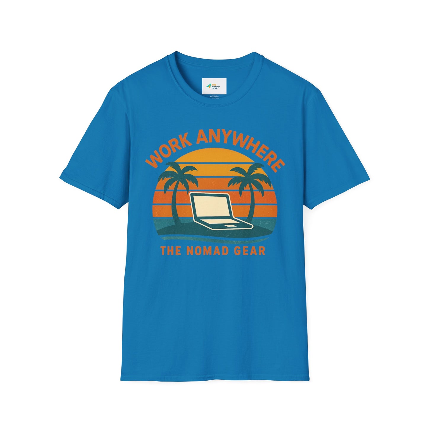 Nomad T-Shirt - Great Quality Anywhere Work Digital Remote Nomad Gear
