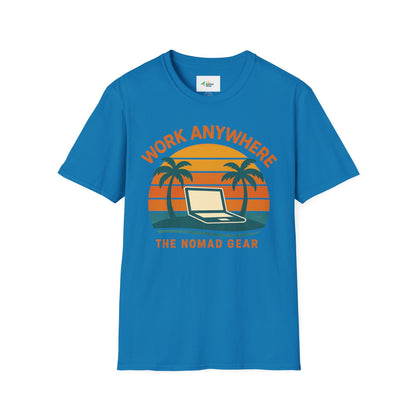 Nomad T-Shirt - Great Quality Anywhere Work Digital Remote Nomad Gear