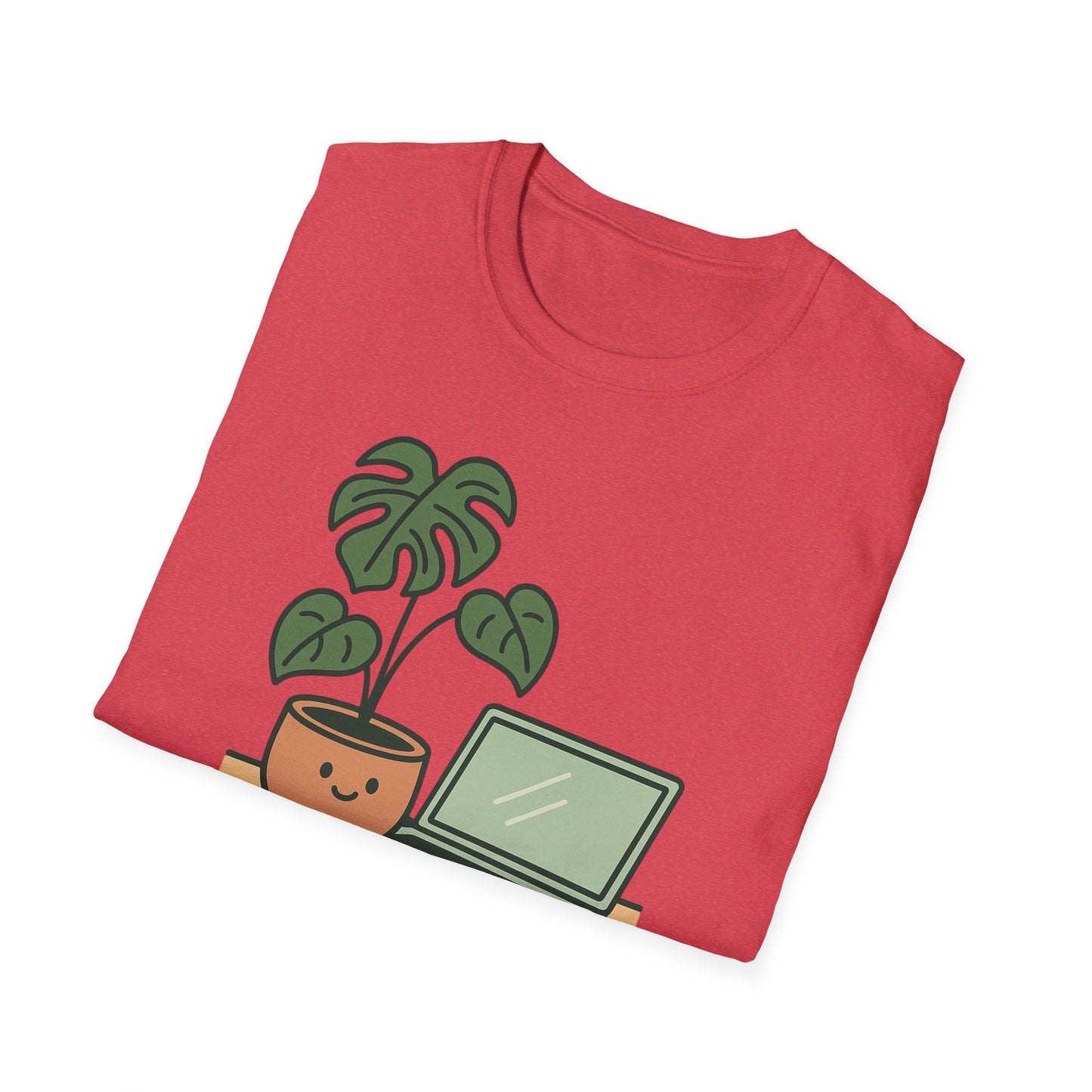 Potted & Productive T-Shirt, Ideal for Plant Lovers, Home Office Gear, Gifts for Creatives, Motivational Tee, Casual Wear, Everyday Style