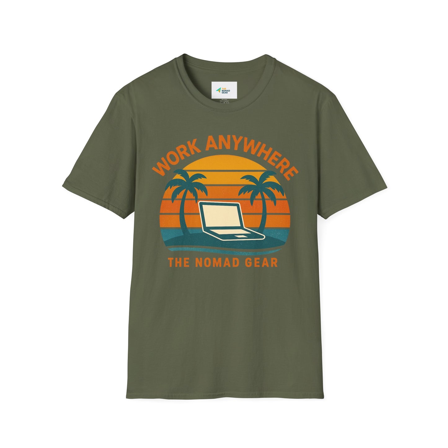 Nomad T-Shirt - Great Quality Anywhere Work Digital Remote Nomad Gear