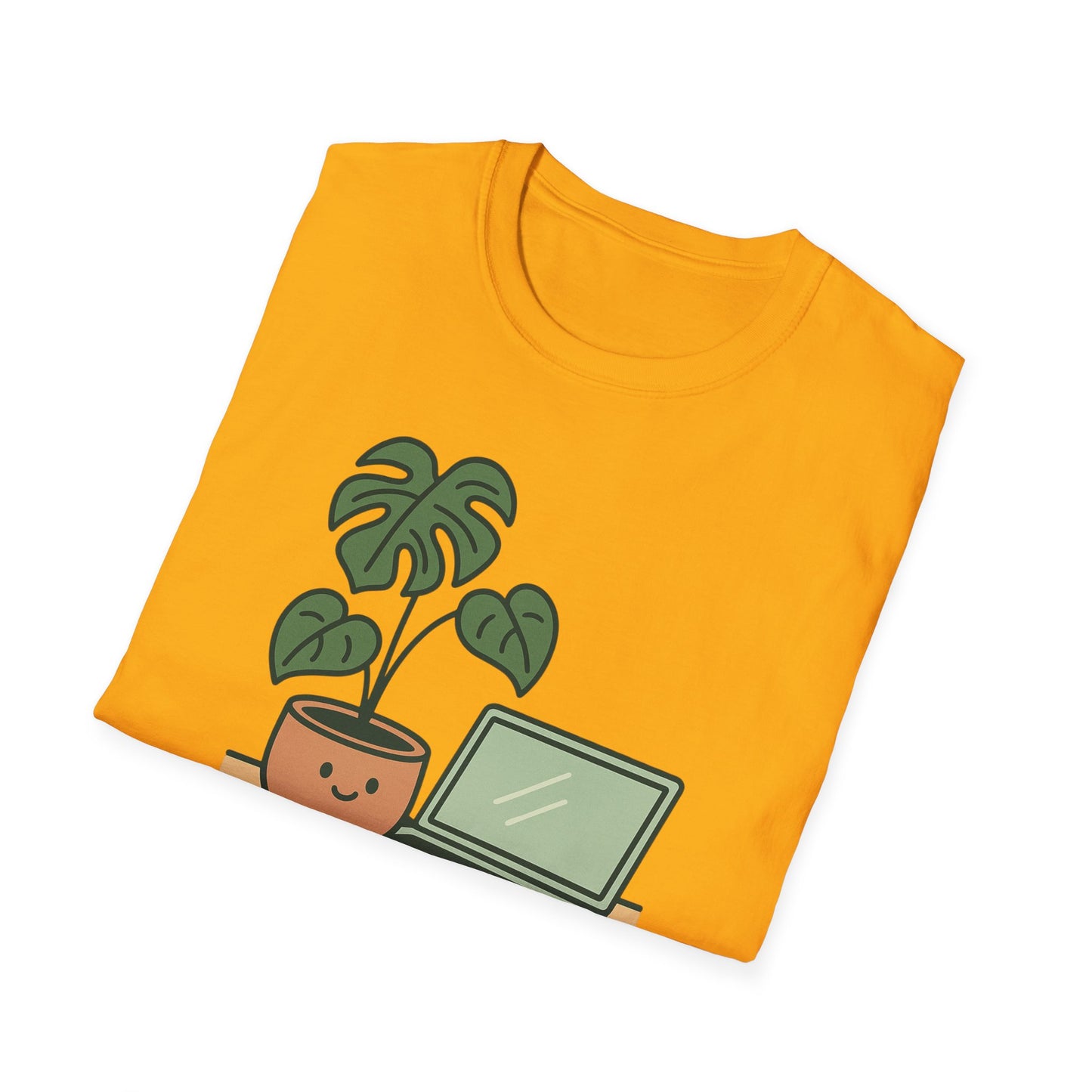 Potted & Productive T-Shirt, Ideal for Plant Lovers, Home Office Gear, Gifts for Creatives, Motivational Tee, Casual Wear, Everyday Style