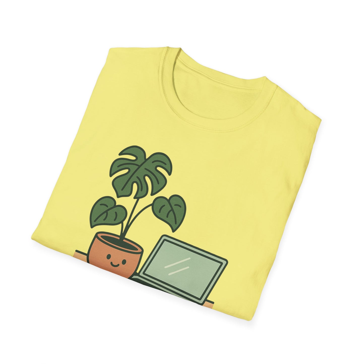 Potted & Productive T-Shirt, Ideal for Plant Lovers, Home Office Gear, Gifts for Creatives, Motivational Tee, Casual Wear, Everyday Style