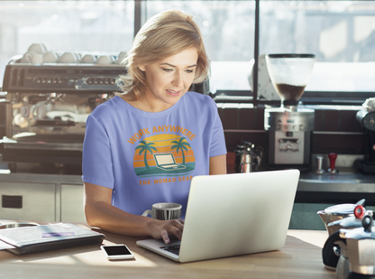 Nomad T-Shirt - Great Quality Anywhere Work Digital Remote Nomad Gear