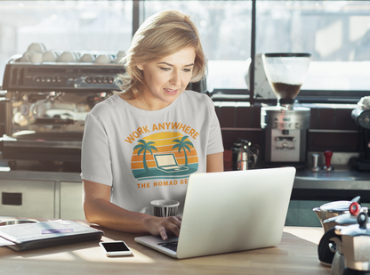 Nomad T-Shirt - Great Quality Anywhere Work Digital Remote Nomad Gear