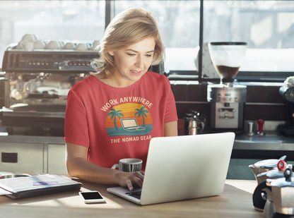 Nomad T-Shirt - Great Quality Anywhere Work Digital Remote Nomad Gear