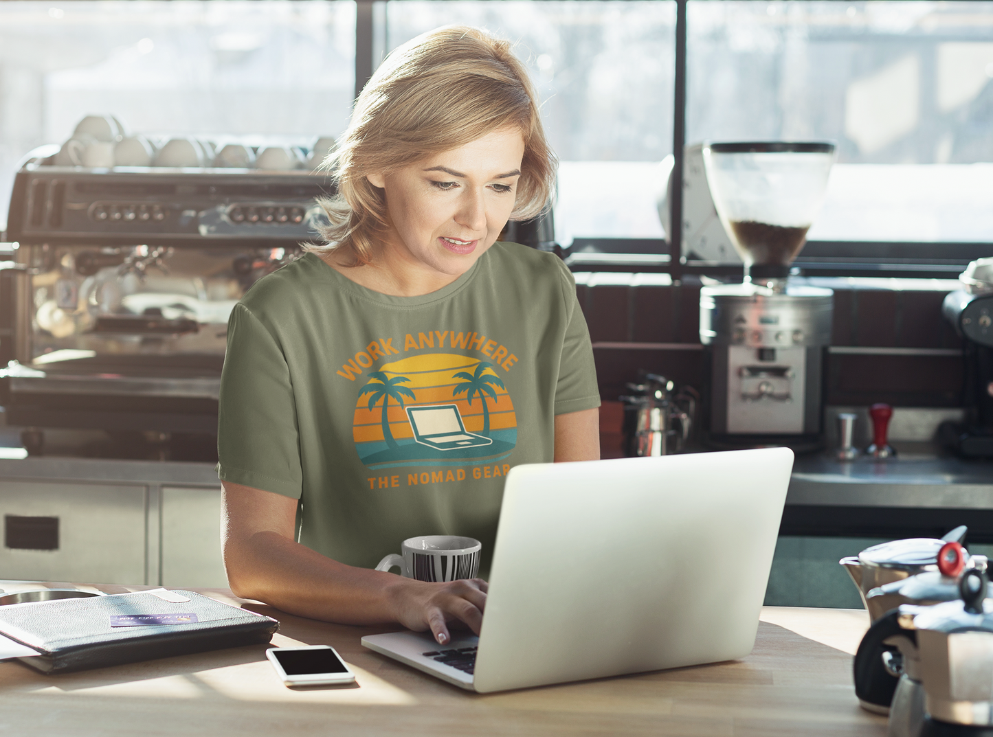 Nomad T-Shirt - Great Quality Anywhere Work Digital Remote Nomad Gear