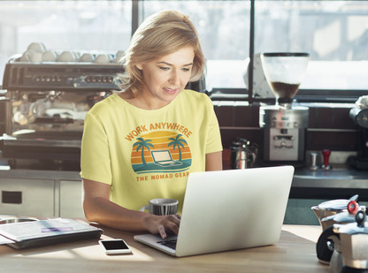 Nomad T-Shirt - Great Quality Anywhere Work Digital Remote Nomad Gear