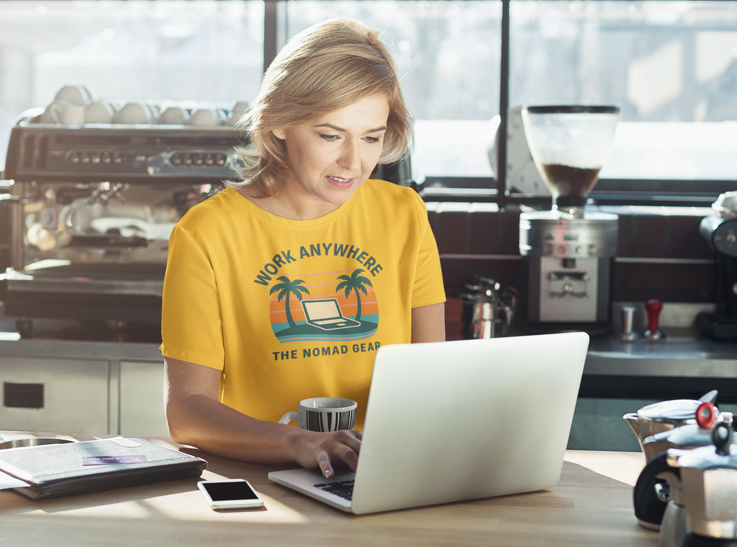 Nomad T-Shirt - Great Quality Anywhere Work Digital Remote Nomad Gear