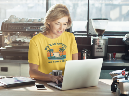 Nomad T-Shirt - Great Quality Anywhere Work Digital Remote Nomad Gear