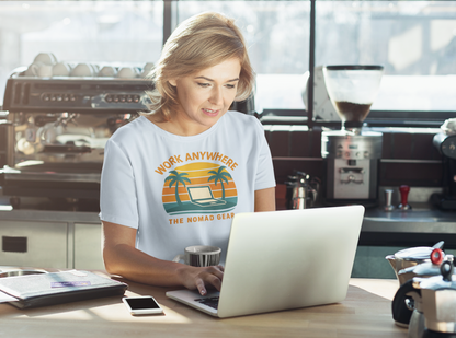 Nomad T-Shirt - Great Quality Anywhere Work Digital Remote Nomad Gear