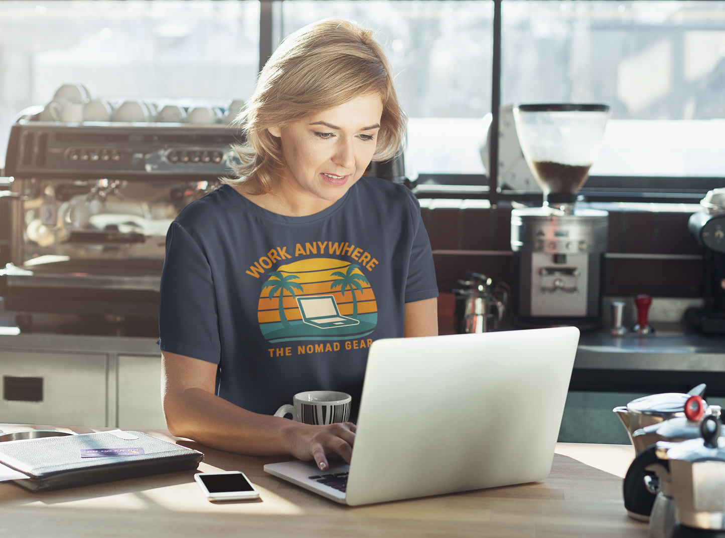 Nomad T-Shirt - Great Quality Anywhere Work Digital Remote Nomad Gear