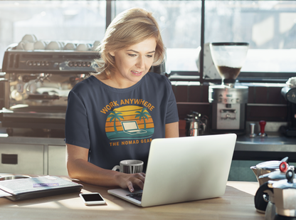 Nomad T-Shirt - Great Quality Anywhere Work Digital Remote Nomad Gear