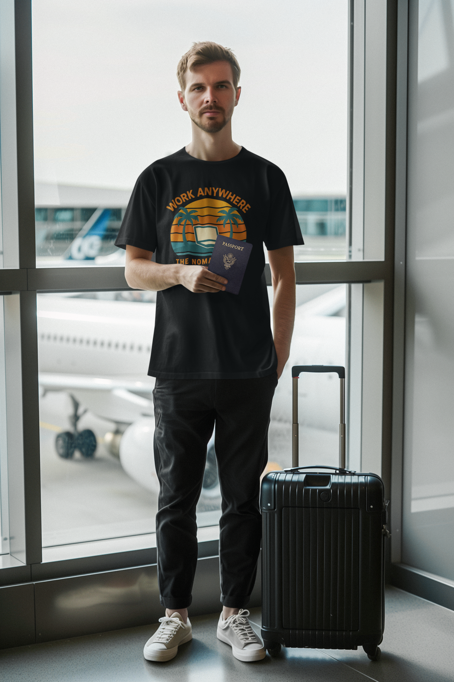 Nomad T-Shirt - Great Quality Anywhere Work Digital Remote Nomad Gear