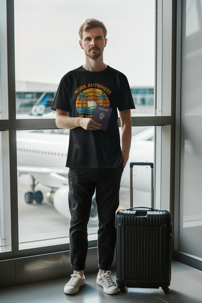 Nomad T-Shirt - Great Quality Anywhere Work Digital Remote Nomad Gear