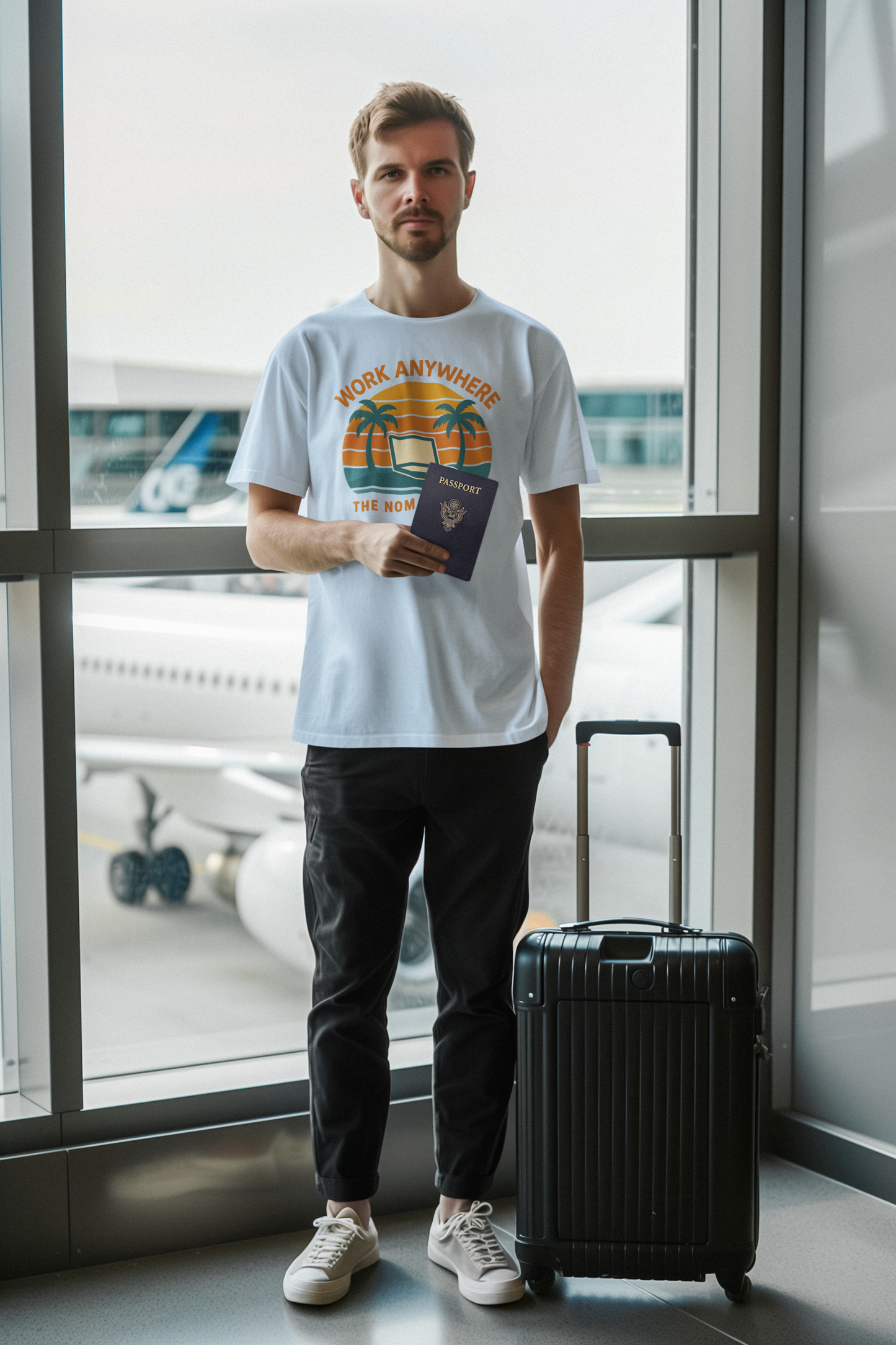 Nomad T-Shirt - Great Quality Anywhere Work Digital Remote Nomad Gear