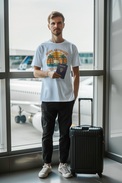 Nomad T-Shirt - Great Quality Anywhere Work Digital Remote Nomad Gear