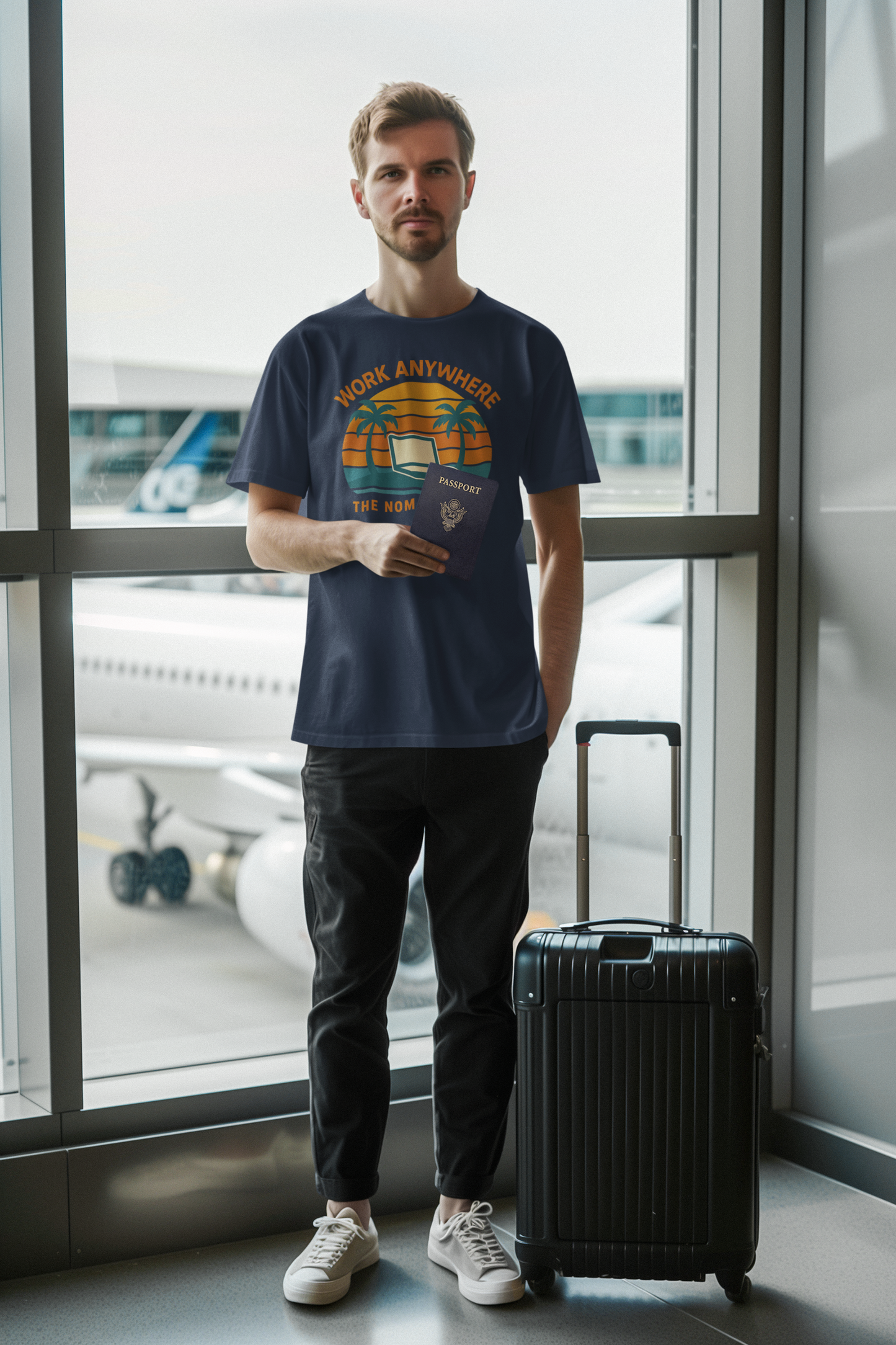 Nomad T-Shirt - Great Quality Anywhere Work Digital Remote Nomad Gear