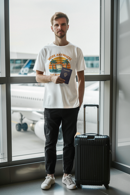 Nomad T-Shirt - Great Quality Anywhere Work Digital Remote Nomad Gear