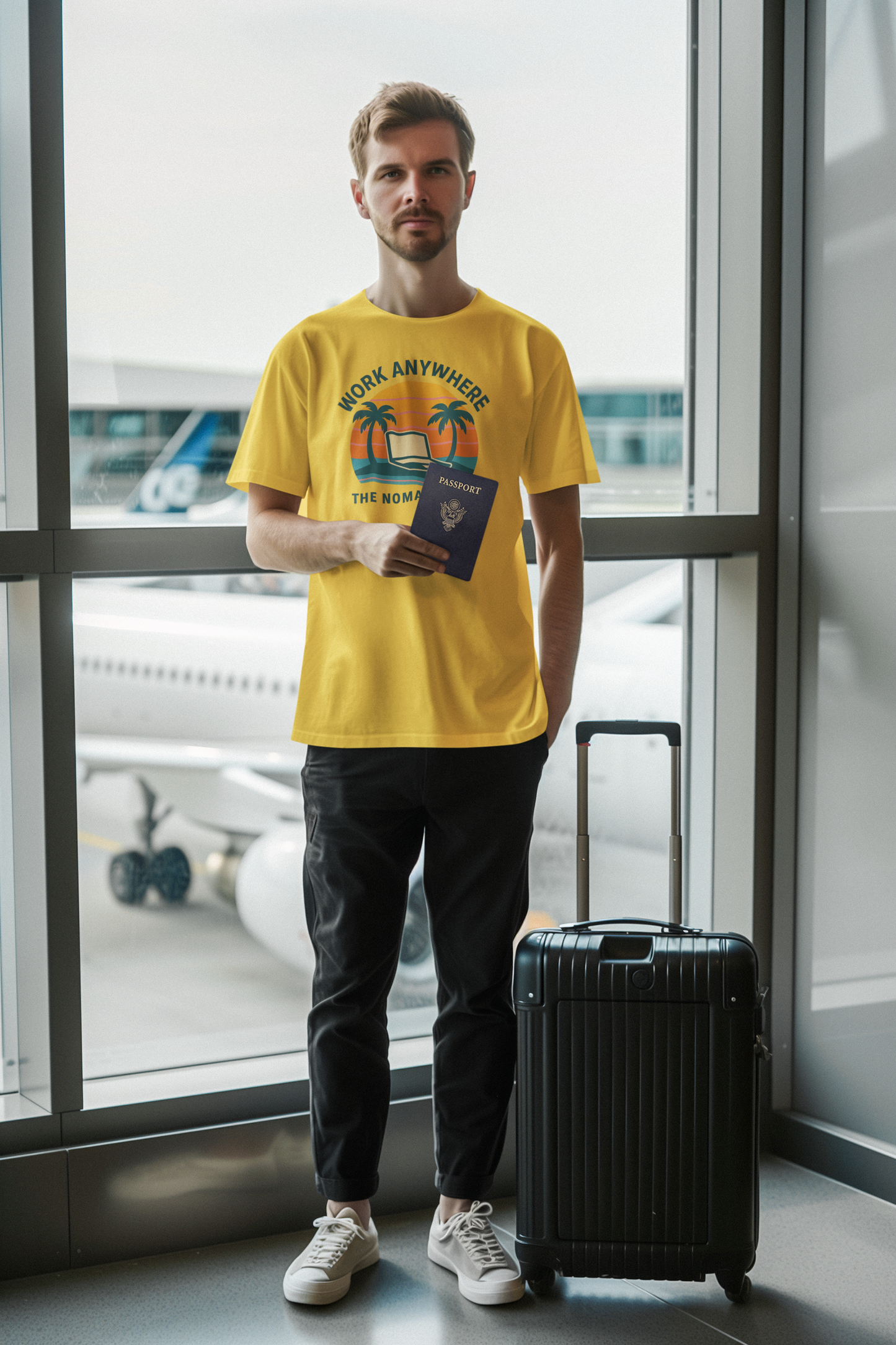 Nomad T-Shirt - Great Quality Anywhere Work Digital Remote Nomad Gear