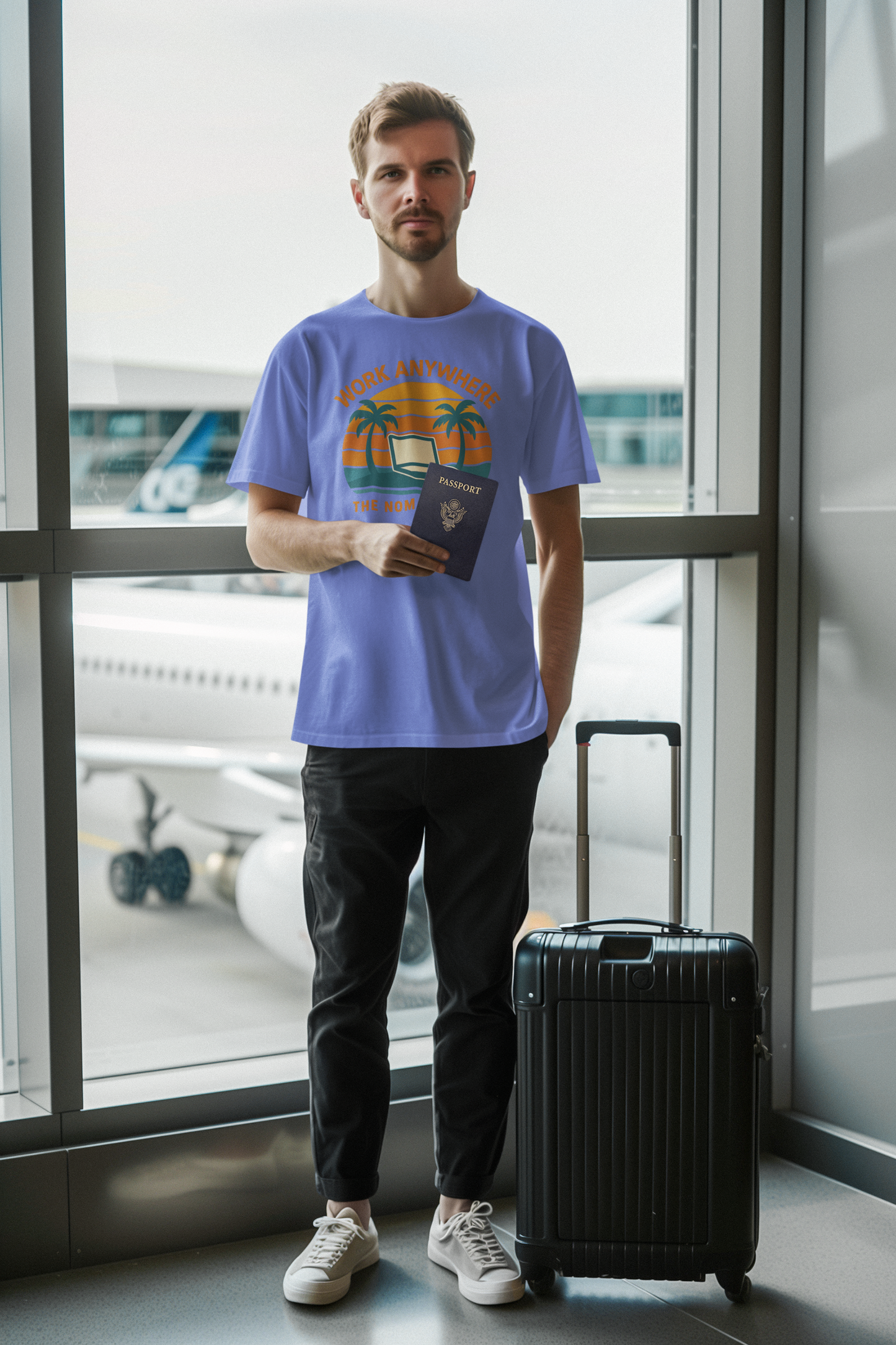 Nomad T-Shirt - Great Quality Anywhere Work Digital Remote Nomad Gear