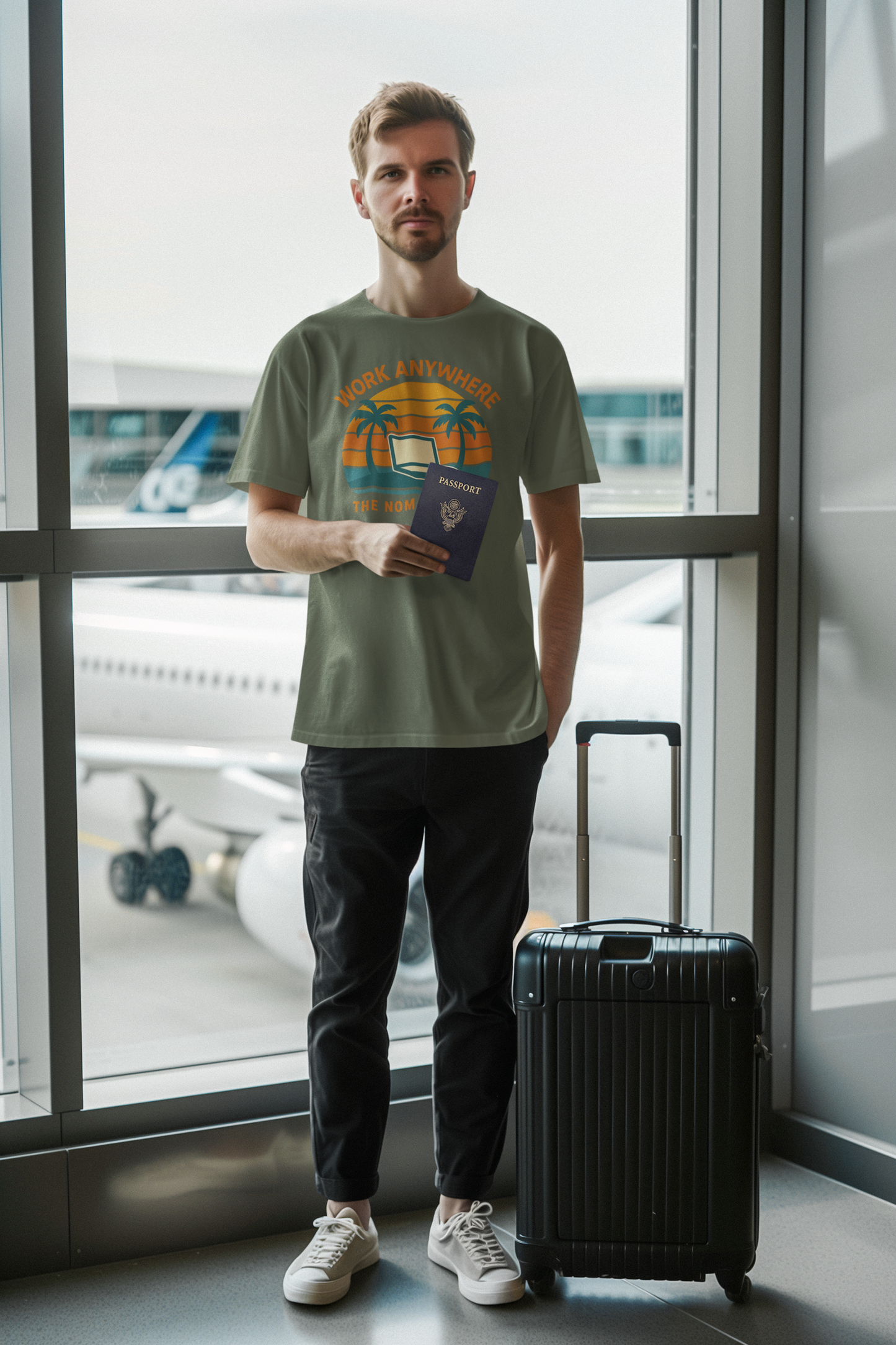 Nomad T-Shirt - Great Quality Anywhere Work Digital Remote Nomad Gear