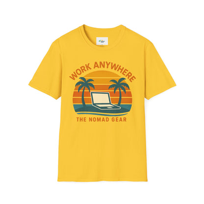 Nomad T-Shirt - Great Quality Anywhere Work Digital Remote Nomad Gear