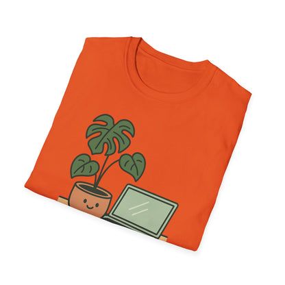 Potted & Productive T-Shirt, Ideal for Plant Lovers, Home Office Gear, Gifts for Creatives, Motivational Tee, Casual Wear, Everyday Style
