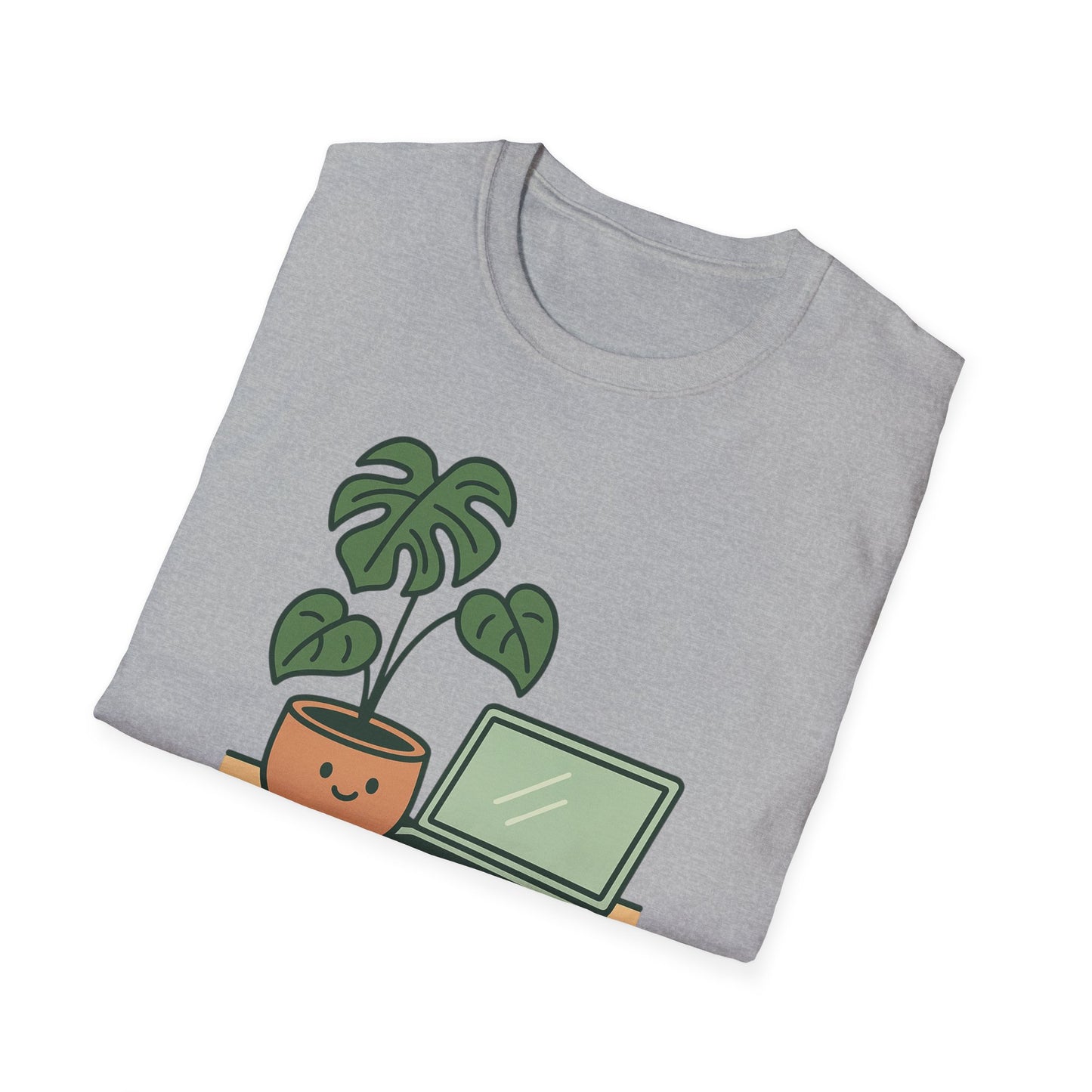 Potted & Productive T-Shirt, Ideal for Plant Lovers, Home Office Gear, Gifts for Creatives, Motivational Tee, Casual Wear, Everyday Style